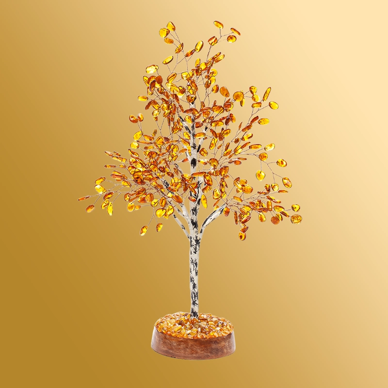 Деревья из янтаря